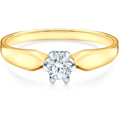 SAVICKI Годежен пръстен Triumph of Love: двуцветно злато, диамант