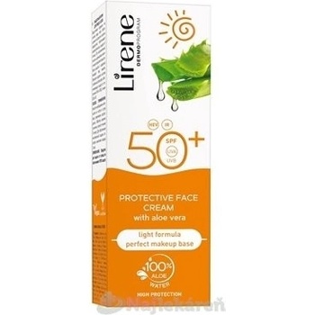 Lirene Protective Face Emulsion SPF50 krém na opaľovanie na tvár 50 ml