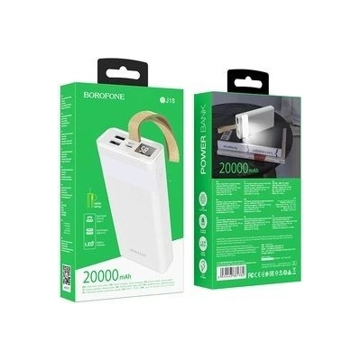 Borofone BJ18 COOLMY 20000 mAh White