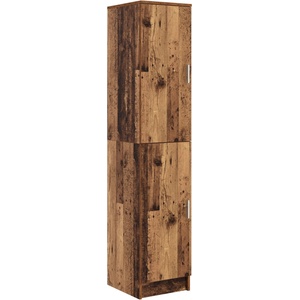 vidaXL Висок шкаф Старо дърво 35 x 39 x 168 см (869336)