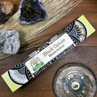 Namaste India vonné tyčinky Black Opium 15 g