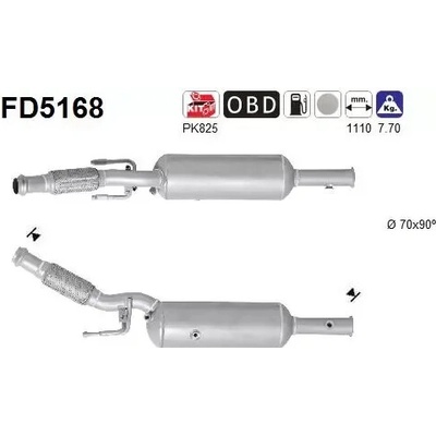 AS Filtr pevných částic ASA FD5168