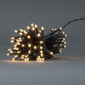 Nedis CLBO48 - LED коледен гирлянд 48xLED/7 функции/3xAA 4, 1m IP44 топло бяло (NE0518)