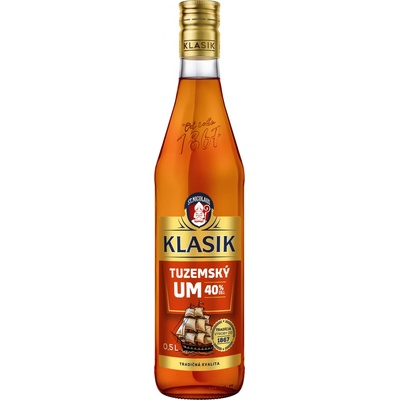 St. Nicolaus KLASIK Tuzemský um 40% 0,5 l (čistá fľaša)