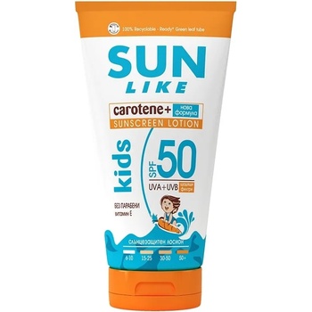 Baby Crema Слънцезащитен лосион Baby Crema - Sun Like, SPF 50, туба, 150 ml