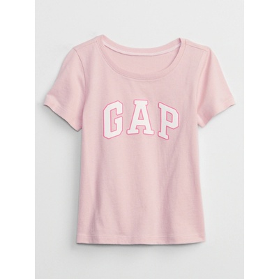 GAP dievčenské tričko s logom ružová