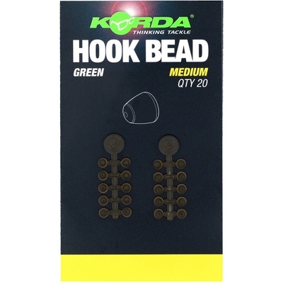 Korda Zarážky na háček Hook Bead green 20ks – Zboží Dáma