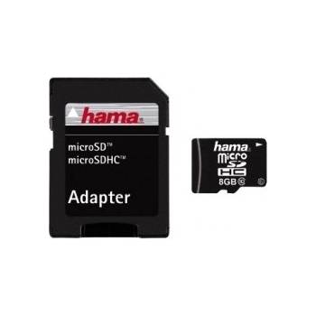 Hama microSDHC 8GB class 10 + adapter 108084