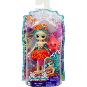Enchantimals Кукличка с животинче Enchantimals - Staria Starfish & Beamy (MTHCF69)