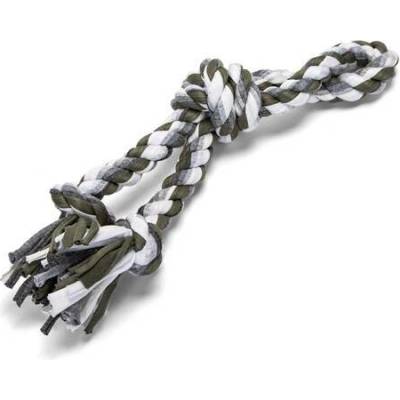 Nobleza bavlněné lano s hrubým uzlem 32 cm zelená