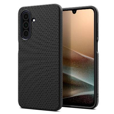 Силиконов (TPU) калъф с висока степен на защита за Samsung Galaxy A26 5G - Spigen Liquid Air Case (черен) (ACS09290)