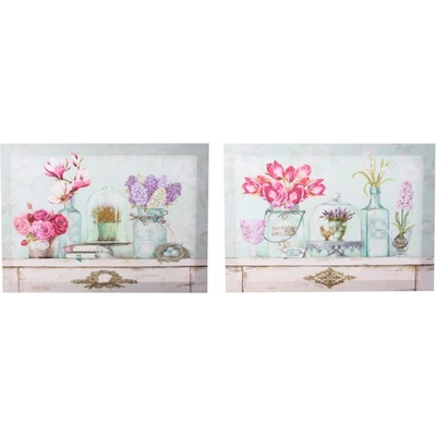 Obraz "VASES with FLOWERS" 35x45x2/2dr.