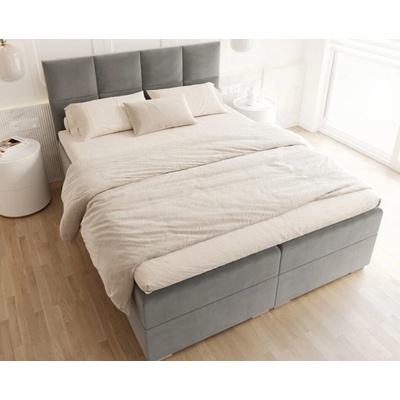 FDM Portland Boxspring sivá