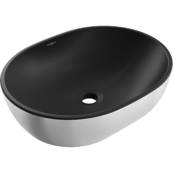 Mexen Viki плот мивка 48 x 35 см, черна мат/сребърна - 21054874 (21054874)