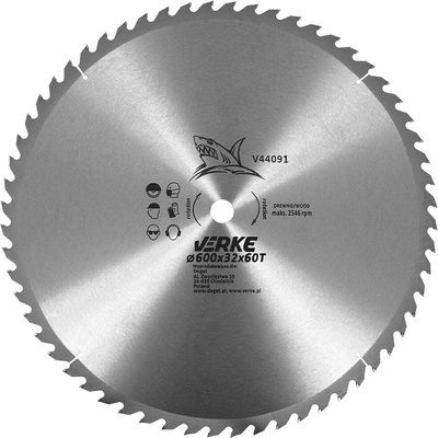 Pilový kotouč 600mm 60T 32mm + redukce 80069