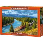 Castorland Пъзел Castorland от 1000 части - Влак в националния парк Банф (C-105564-2)