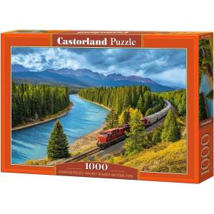Castorland Пъзел Castorland от 1000 части - Влак в националния парк Банф (C-105564-2)