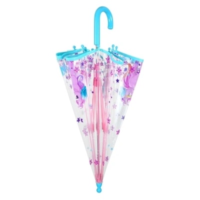 Детски прозрачен чадър Perletti Kids Cool 15548