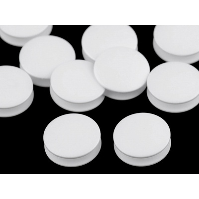 Knoflík velikost 28" cíchový dvojitý Varianta: bílá, Balení: 100 ks – Hledejceny.cz