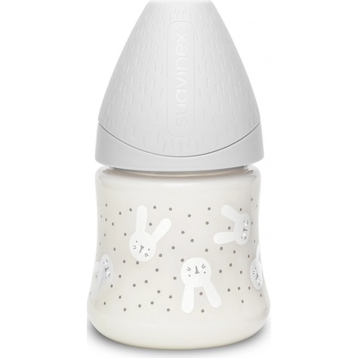 Suavinex Premium fľaša S Hygge zajac sivá 150ml