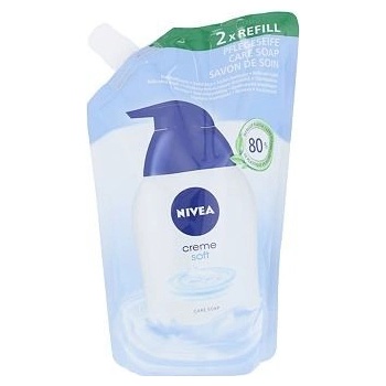 Nivea Creme Soft tekuté mydlo náhradná náplň 500 ml