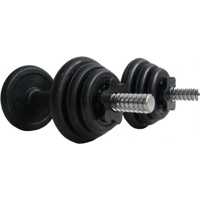 ACRA pogumované nakladacia činka jednoručný set 2 x 7,5 kg