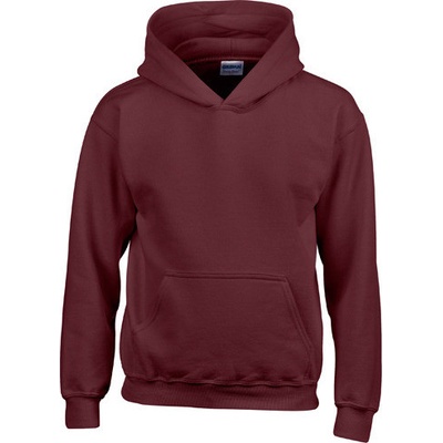Gildan klokánka s kapucí Heavy Blend fialová maroon