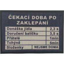 GDmats Čakacia doba Šedá 40x60 cm