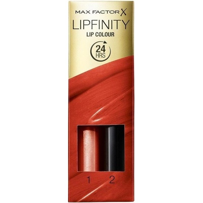 Max Factor Lipfinity 24HRS Lip Colour dlouhotrvající rtěnka s balzámem korálová 4,2 g