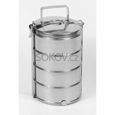 Jídlonosič nerez 4 x1 l - pr. 16 cm