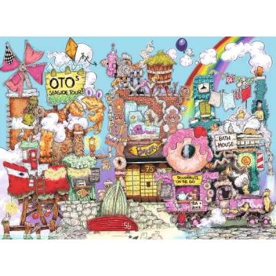 Ravensburger - Puzzle Crazy Street No. 1 - The Harbour - 500 piese