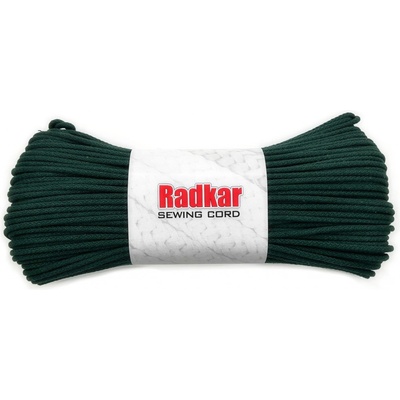 RADKAR šňůry na šití 5mm Forest green - 100m návin