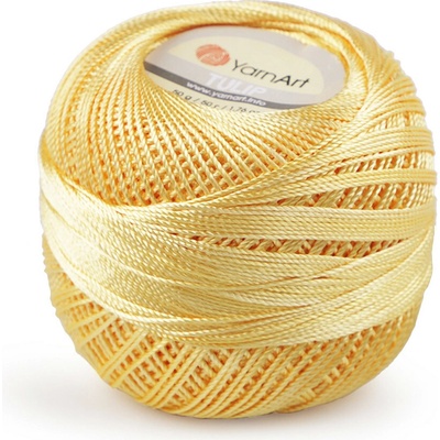 Příze háčkovací Tulip 50 g Varianta: 14 (463) žlutá světlá, Balení: 6 ks