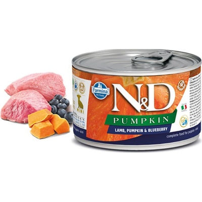 N&D Pumpkin Puppy Lamb Pumpkin Blueberry 2 x 140 g