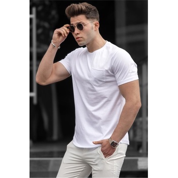 Madmext Мъжка тениска - Бяла 303144 (303144_Бяло)