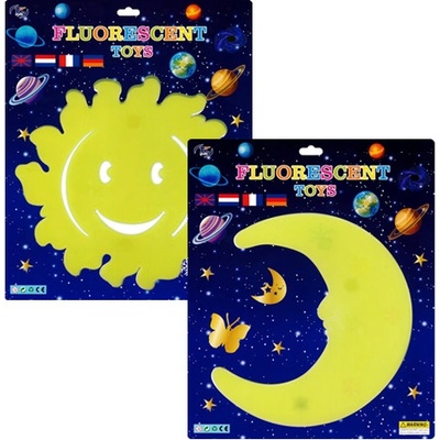 Junior nálepky fluo mix 2 designů 3 barvy