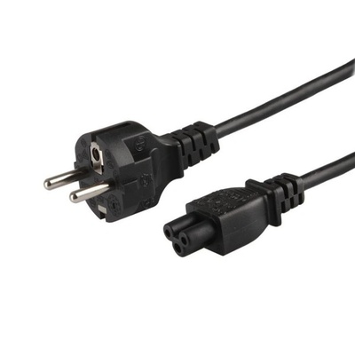 SAVIO Захранващ кабел C/E/F, Savio, 1, 8 м, черен (CL-81Z) (CL-81Z)