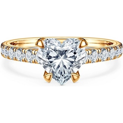 Savicki Zásnubný prsteň Share Your Love žlté zlato laboratórne diamanty SYL P HE 100 LAB Z