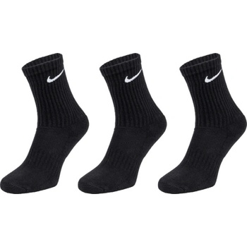 Nike ponožky Everyday Crew 3Pack Black Černá