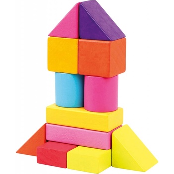 Bino 84203 Kostky set 100 ks v kyblíku nové barvy