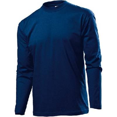 Stedman pánské Oeko-Tex tričko s dlouhým rukávem 160g modrá námořní