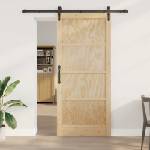 vidaXL Преплъзваща се врата ORKDAL 93 x 211 cm Инженерна дървесина (3450235)