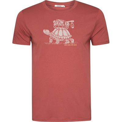 GreenBomb Мъжка тениска GreenBomb Turtle Walk Guide T-Shirt - Sunset Red - размер XL (216-8916-0114)