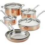 Hestan Culinary Комплект кухненски съдове COPPERBOND, комплект от 6 бр. , меден, Hestan (HEST31592)