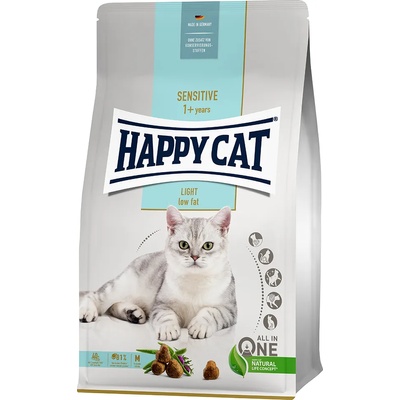 Happy Cat 2х10кг Sensitive Adult Light Happy Cat, суха храна за котки