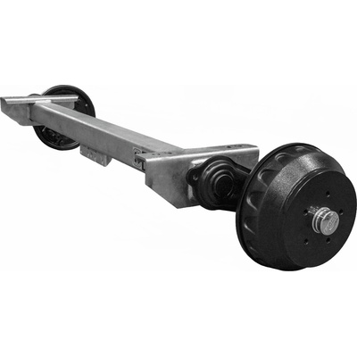 Brzděná náprava KNOTT VGB18MV pro přívěs/nosič 1800 kg 1100 mm 1570 mm 5x112
