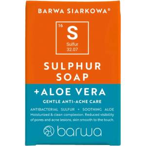 Barwa Анти-акне сапун със сяра и алое вера BARWA Sulphur Anti-acne care sulfur + ALOE VERA soap (BCAC04576)