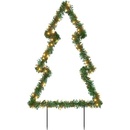 Shumee vánoční světelná dekorace s hroty Stromek 115 LED diod, 90 cm