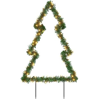 Shumee vánoční světelná dekorace s hroty Stromek 115 LED diod, 90 cm