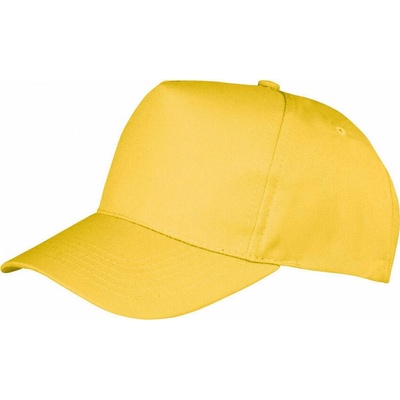 Result Headwear 5-panelová Boston ŽLTÁ